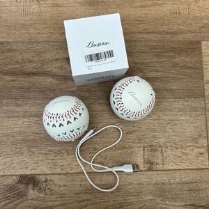 Set of two Light up rechargeable baseballs